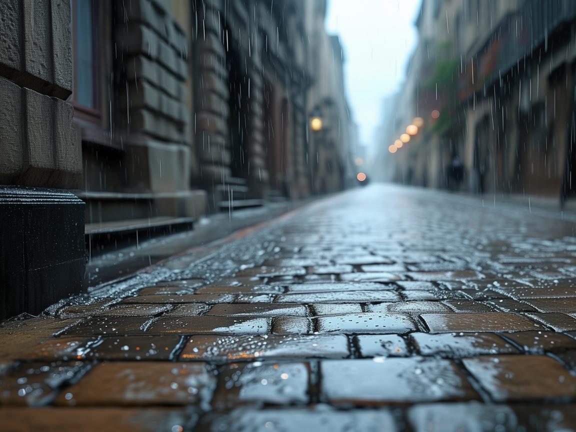 街中飘雨出自哪首歌？