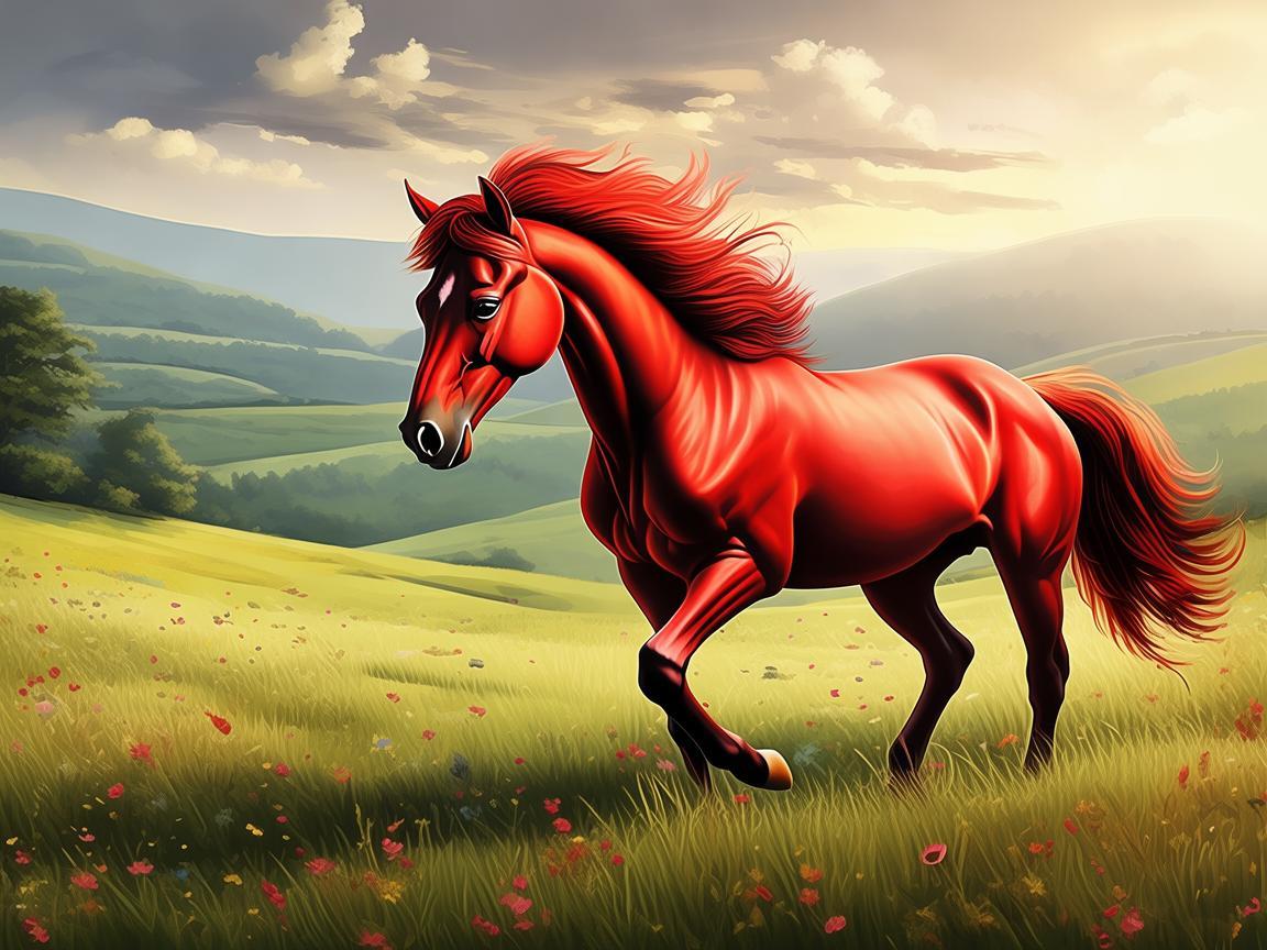 红火马儿跑究竟是哪首歌的歌词? 红火马儿跑究竟是哪首歌的歌词?